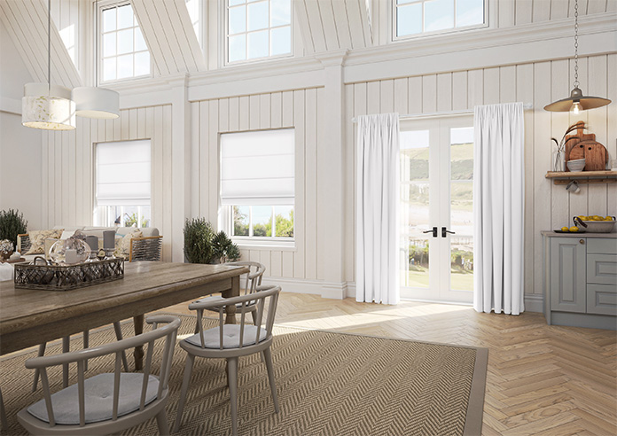 Menton, Pure White - Made to Measure Curtains - Image 8